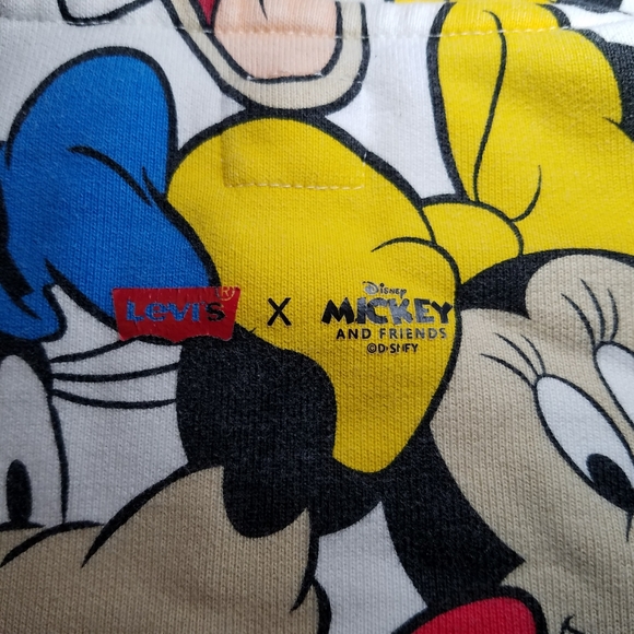 Levi's x Disney Mickey and Friends Graphic Hoodie Sweatshirt Size Small - Picture 5 of 15